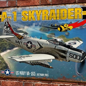 MAQUETA AVIÓN DOUGLAS A-1J SKYRIDER 1:48 - Regalos de Historia