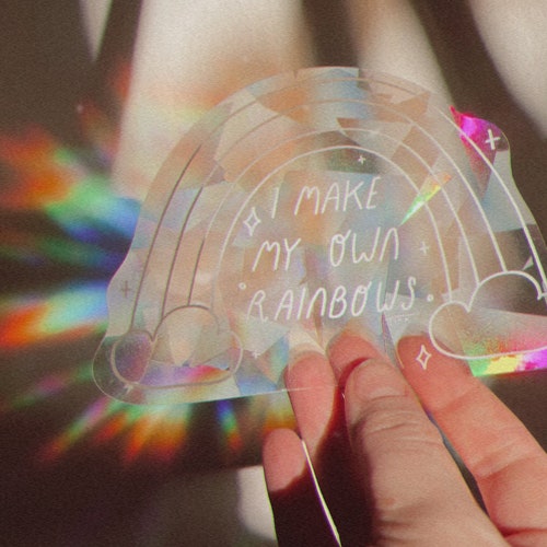 I Make My Own Rainbows Window Decal Rainbow Maker Sticker Etsy