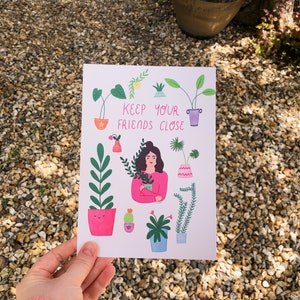 Plant Mom Botanical Art Print, Plant Lover Gift, Houseplant Illustration image 8