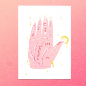 Palm reader print