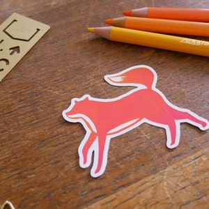 Cute Fox Sticker, Fall Sticker, Hygge Gift, Autumn Sticker, Stocking Filler, Vinyl Stickers, Cute Stickers image 8