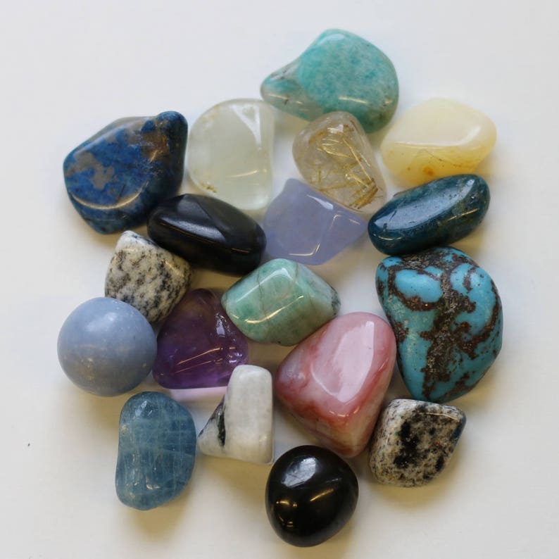Crystal Tumble Stones 16 25mm Healing Crystals Same Day Etsy UK