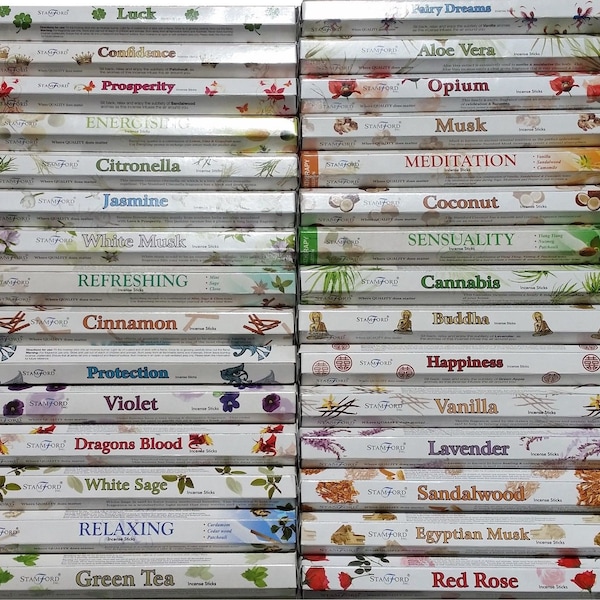 Incense sticks - Stamford Insence Hex Sticks - FREE Postage