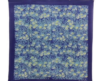 Jean Marie Armand Flower Silk Scarf Vintage (30”x”30)