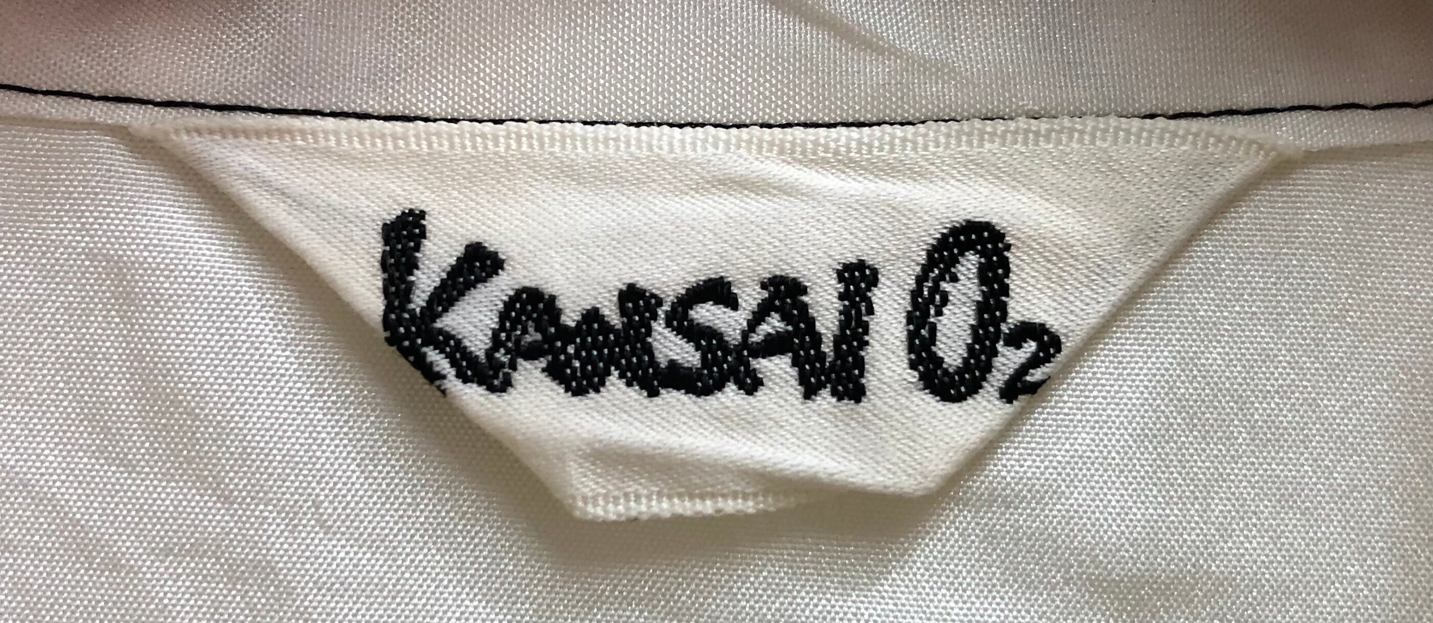 【joe joeさん専用】KEN YAMAMOTO TECHNIQUE Rare!! Kansai O2 Japanese Designer Spellout Embroidery