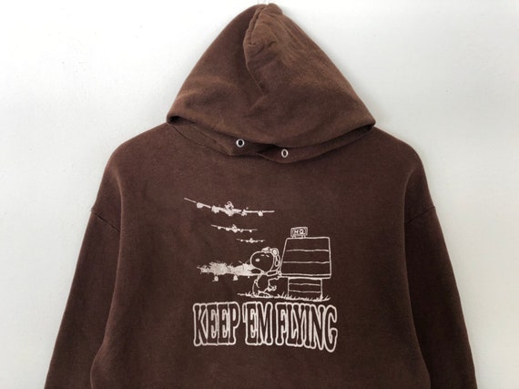 Snoopy Keep Em Flying Spellout Pullover Jumper Sw… - image 3
