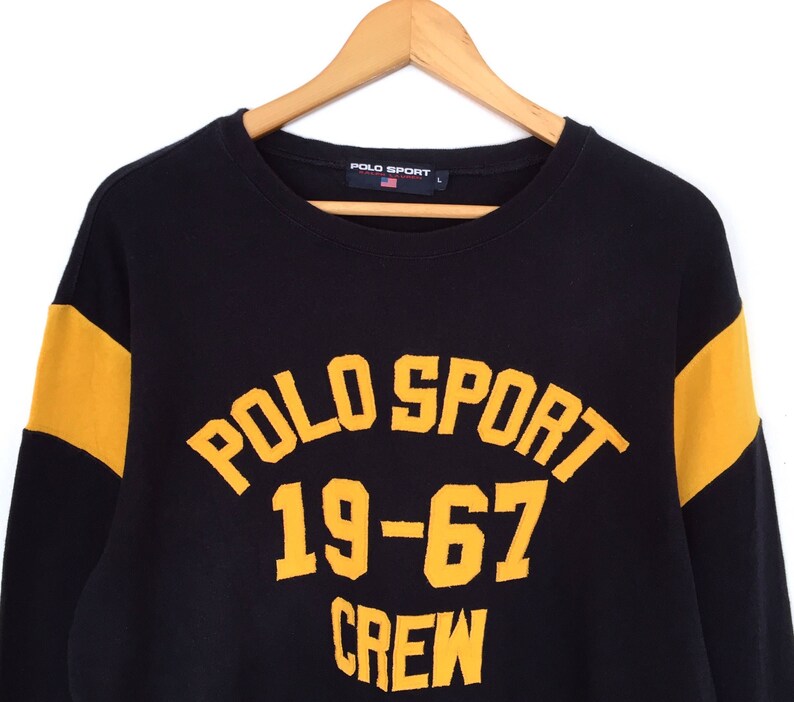 Polo Sport Ralph Lauren Spellout Embroidery Sweatshirt | Etsy