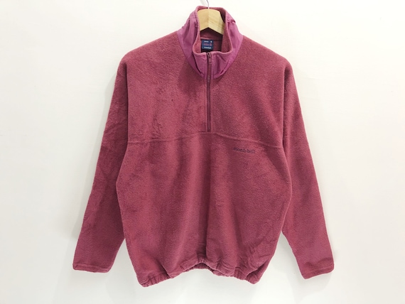 Mont-bell, Montbell Spellout Sweater Fleece Vintage 90s