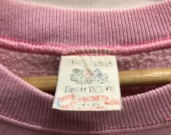 Pink Panther Hawaii Cartoon Spellout Pullover Jumpet Sweatshirt