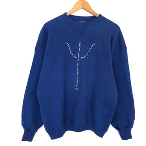 College Of California Class Of 1992 Spellout Pullover Jumper Sweatshirt Vintage 90s