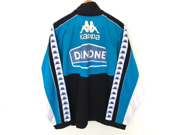 Kappa ジャケット 黒/青/白 Juventus Danone サイズO Kappa ジャケット 黒/青/白 Juventus Danone サイズO Vintage