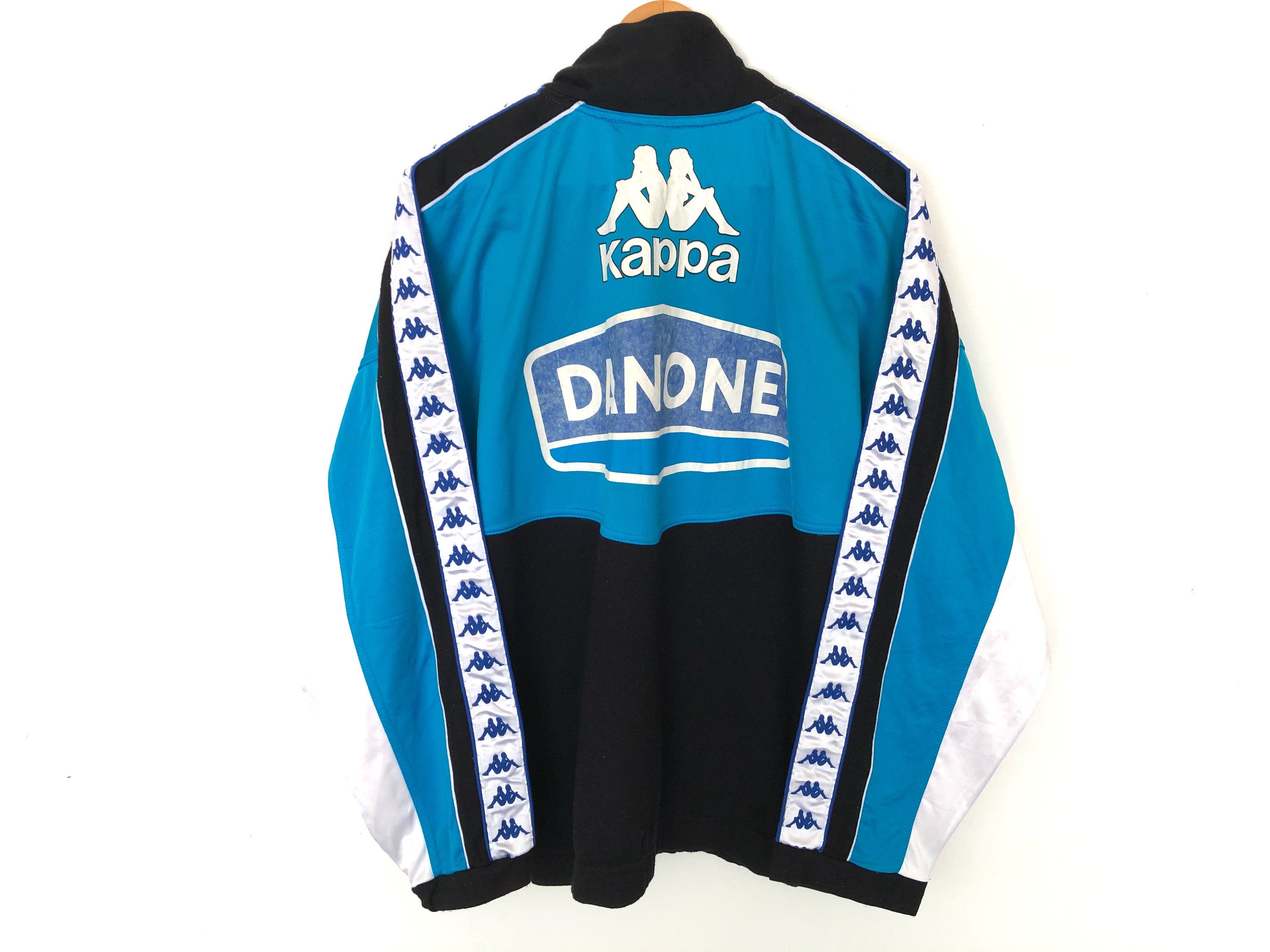 Kappa ジャケット 黒/青/白 Juventus Danone サイズO Kappa Juventus Danone | Grailed