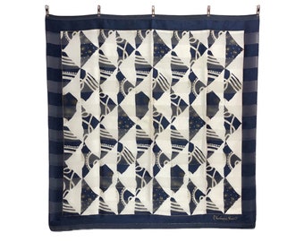 Abstract Silk Scarf Vintage (33.5”x”35)