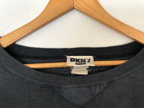 DKNY Jeans Spellout Pullover Jumper Sweatshirt Vi… - image 5