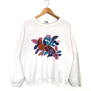Ken Done Art Designs Australia Multicolor Pullover Jumper Sweatshirt Vintage 80s