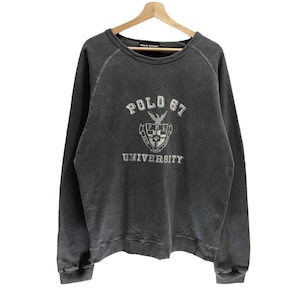 Polo Sport Ralph Lauren Spellout Jersey Jumper Sudadera Vintage 90s