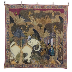 Graphics Silk Scarf Vintage (33”x”34)