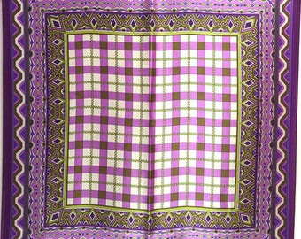 Rope Silk Scarf Vintage (27”x”27.5)