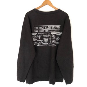 Body Glove Spellout Pullover Jumper Sweatshirt Nice Design