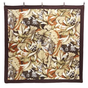 Leopard Graphics Silk Scarf Vintage (34.5”x”34.5)
