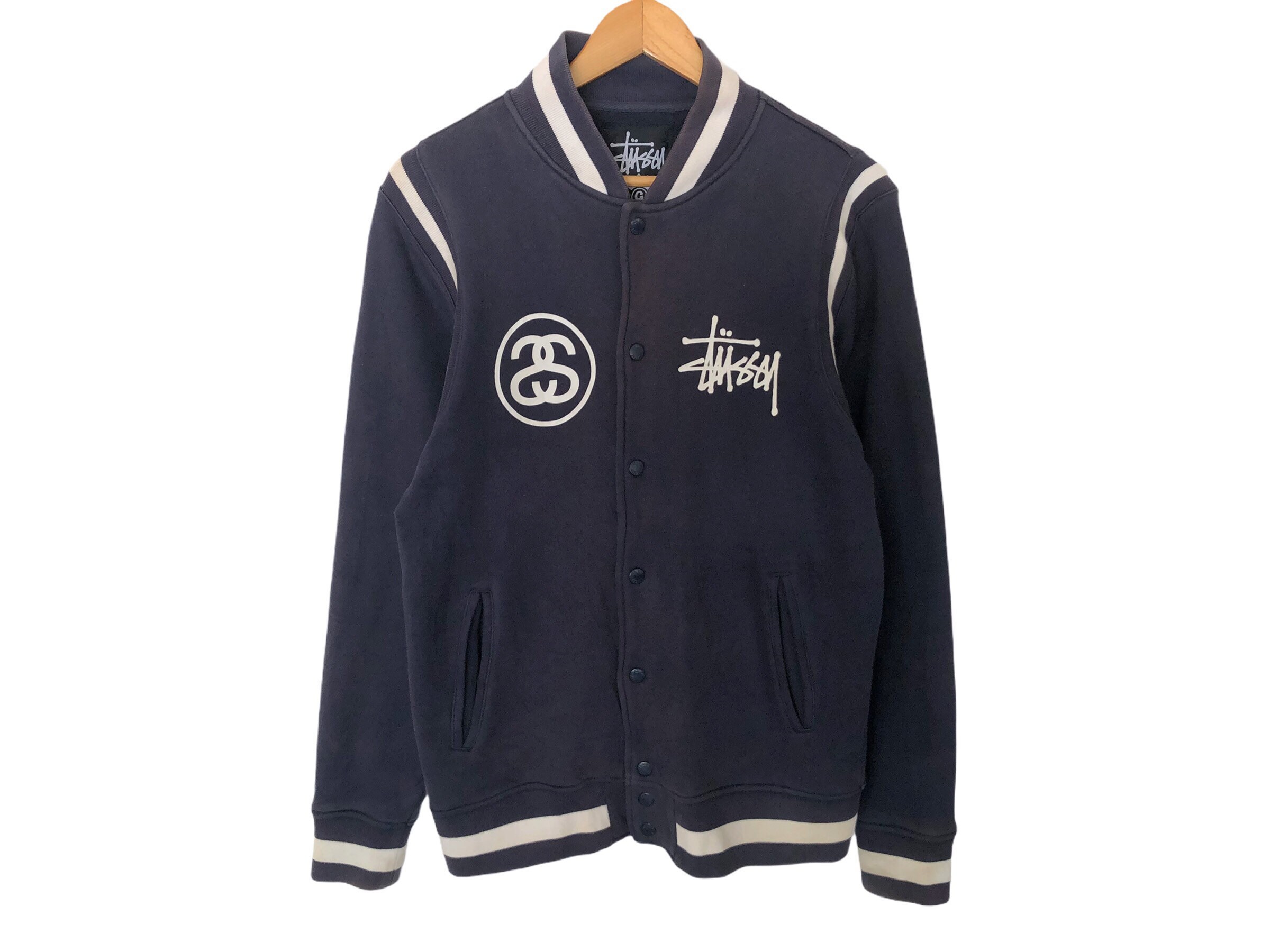 【たつや】Stussy kodp varsity jacket➕ シャツ COMME des GARÇONS Stussy Release Varsity Jacket | Hypebae