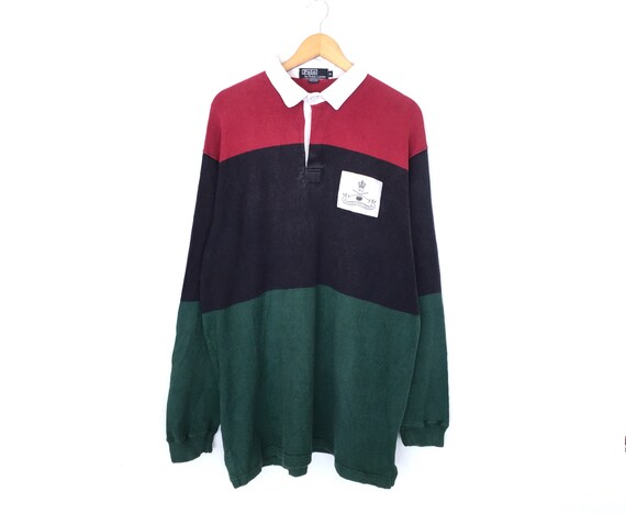 Polo Ralph Lauren Striped Polo RL 92 Half Button P