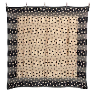 Pierre Cardin Polka Dot Silk Scarf Vintage (33”x”33)