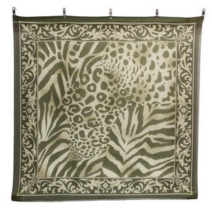 Leopard Scarf Vintage (34”x”34)