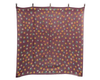 Hanae Mori Floral Silk Scarf Vintage (29,5”x”30)