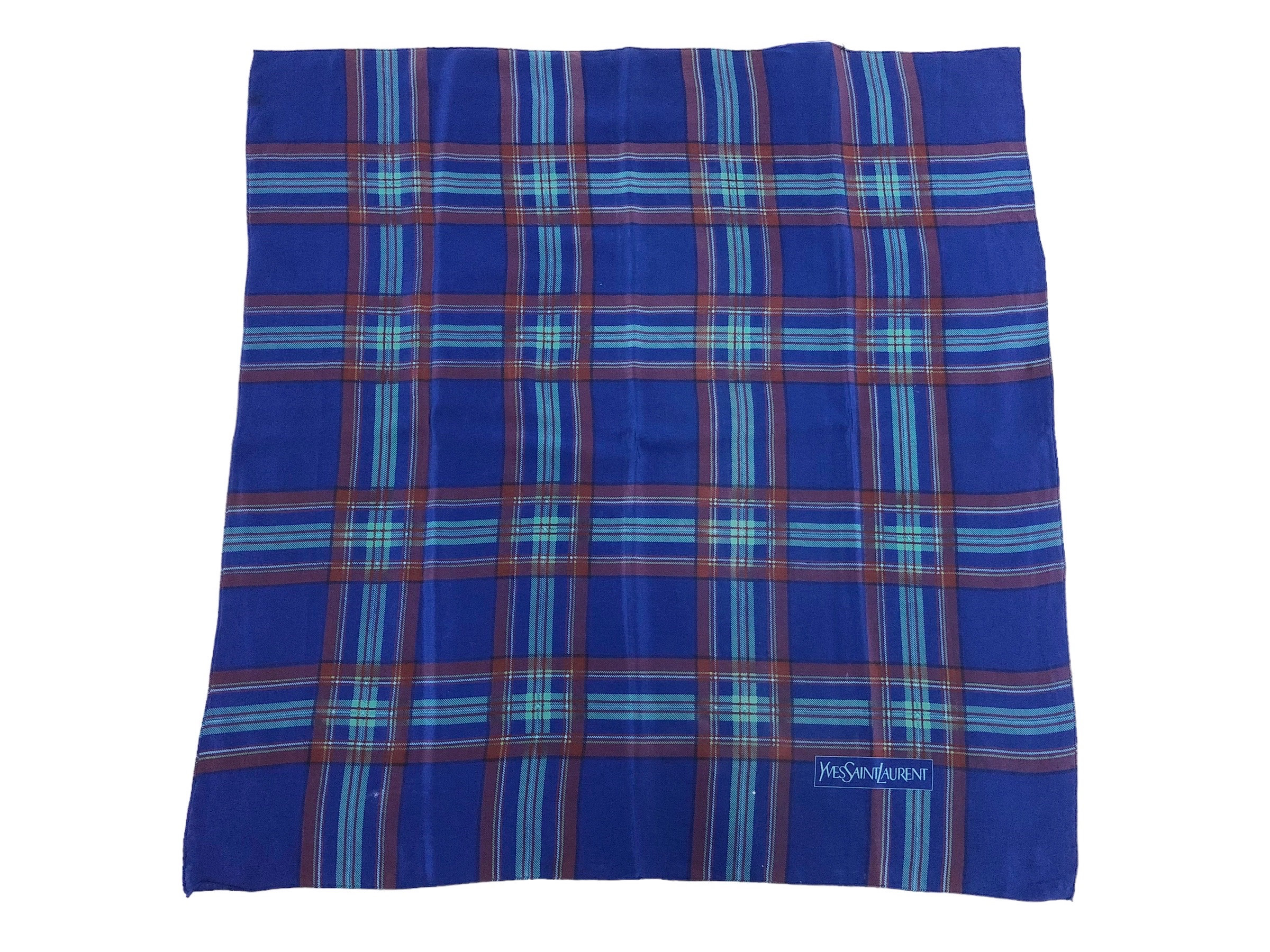 イヴサンローラン シルクスカーフ ヴィンテージ (29”x”30) - Etsy 日本