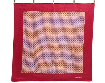Givenchy Silk Scarf Vintage (29.5”x”29)