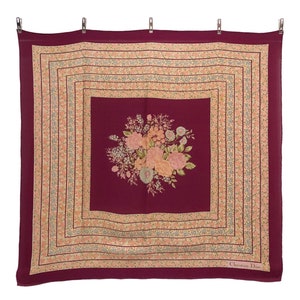 Christian Dior Silk Scarf Vintage (29.5”x”28)