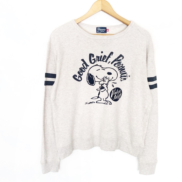 Snoopy Woodstock Peanuts Spellout Pullover Pullover Sweatshirt / Frauen Mädchen