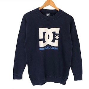 Dcshoe Co Usa Spellout Pullover Jumper Sweatshirt Skate Skateboard Style