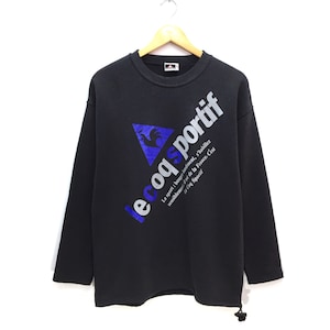 Vintage Le Coq Sportif Crewneck Sweatshirt Big Logo Le Coq