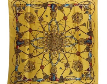 Pola Silk Scarf Vintage (43”x”43)