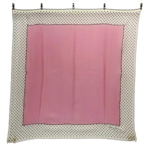Inaba Saigeko Polka Dot Silk Scarf Vintage (34.5”x”36)