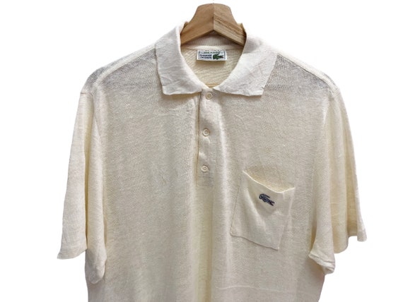 Lacoste Chemise Knit Polo Shirt Made France Vintage “rare Lacoste