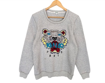 Sudadera estilo jersey con bordado multicolor Spellout de Kenzo Paris