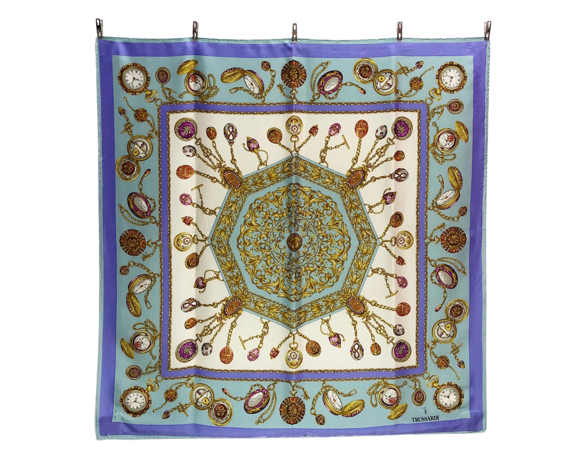 Trussardi Silk Scarf - Etsy