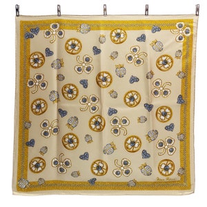 Nina Ricci Silk Scarf Vintage (26.5”x”26)