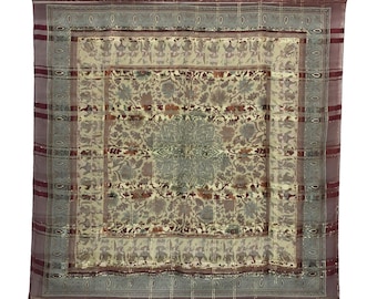 Gianni Accardi Abstract Silk Scarf Vintage (33”x”33.5)