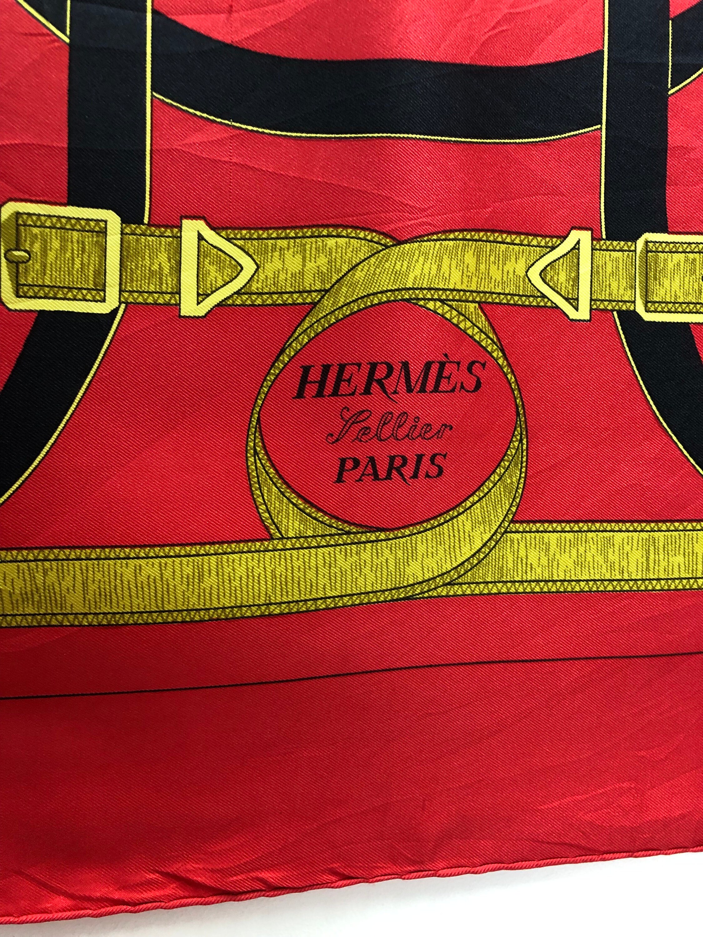 エルメス エペロン・ドール シルクスカーフ Vintage HERMES Silk Scarf / エルメス・シルクスカーフ(Grand