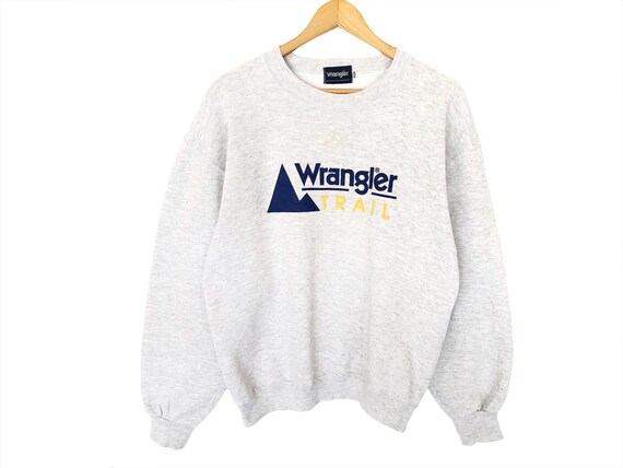 Wrangler Spellout Pullover Jumper Sweatshirt Vinta