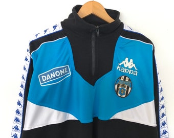 Kappa ジャケット 黒/青/白 Juventus Danone サイズO - 記念グッズ