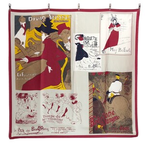 Graphics Silk Scarf Vintage (35”x”35)