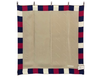 Fiacre D’or De Paris Silk Scarf Vintage (29.5”x”31)