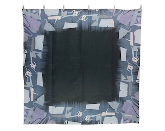 Bufanda de poliéster abstracta vintage (41.5”x”41.5)