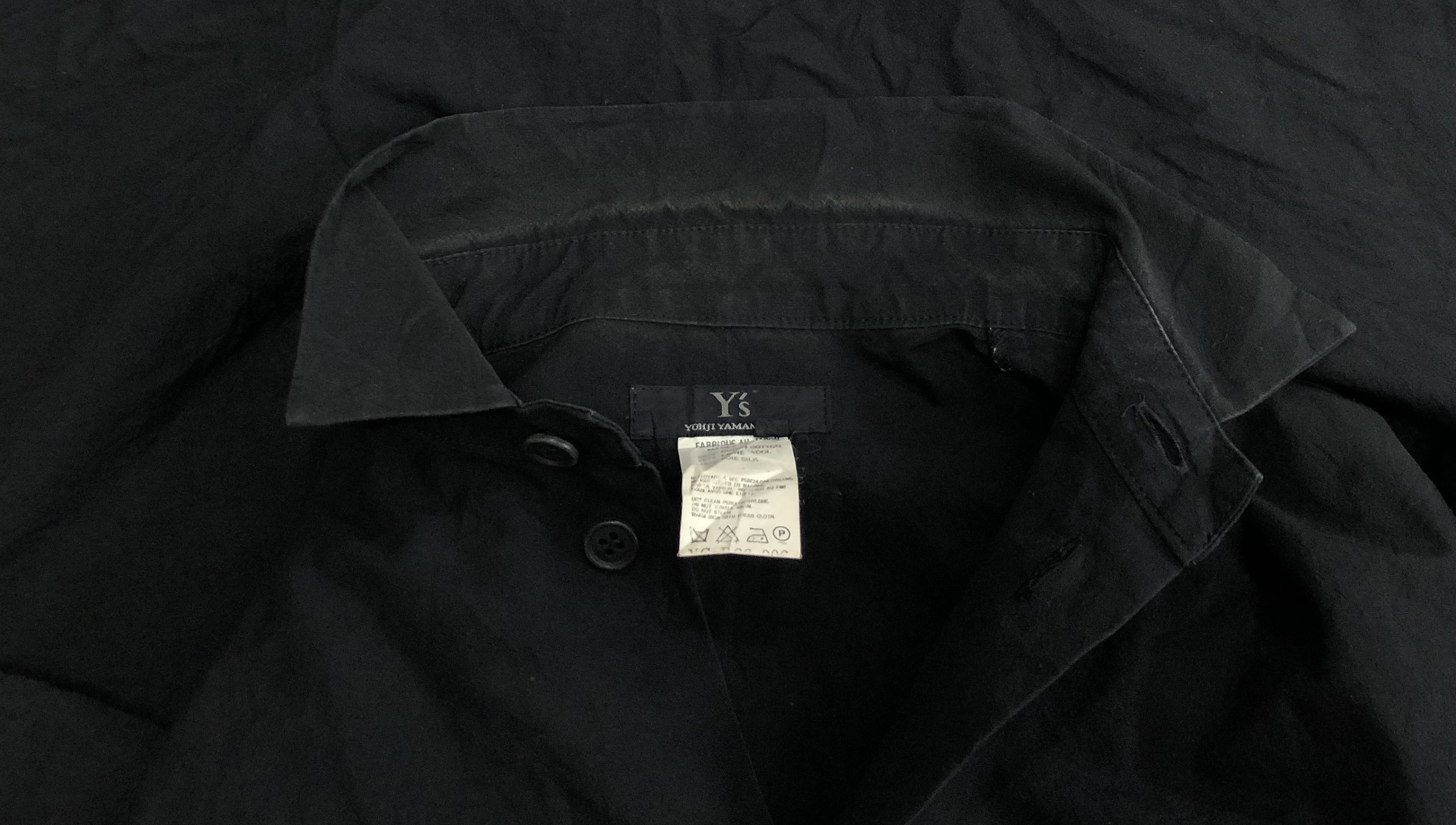 Yohji Yamamoto Y's Jacket Japan Designers Fashion Style Trench