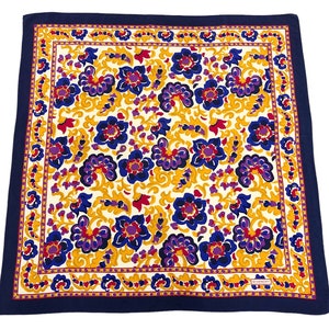 Givenchy Silk Scarf Vintage (32.5”x”33.5)